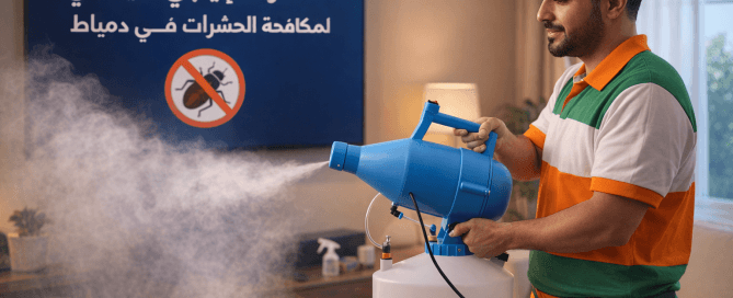 شركة مكافحة حشرات في دمياط