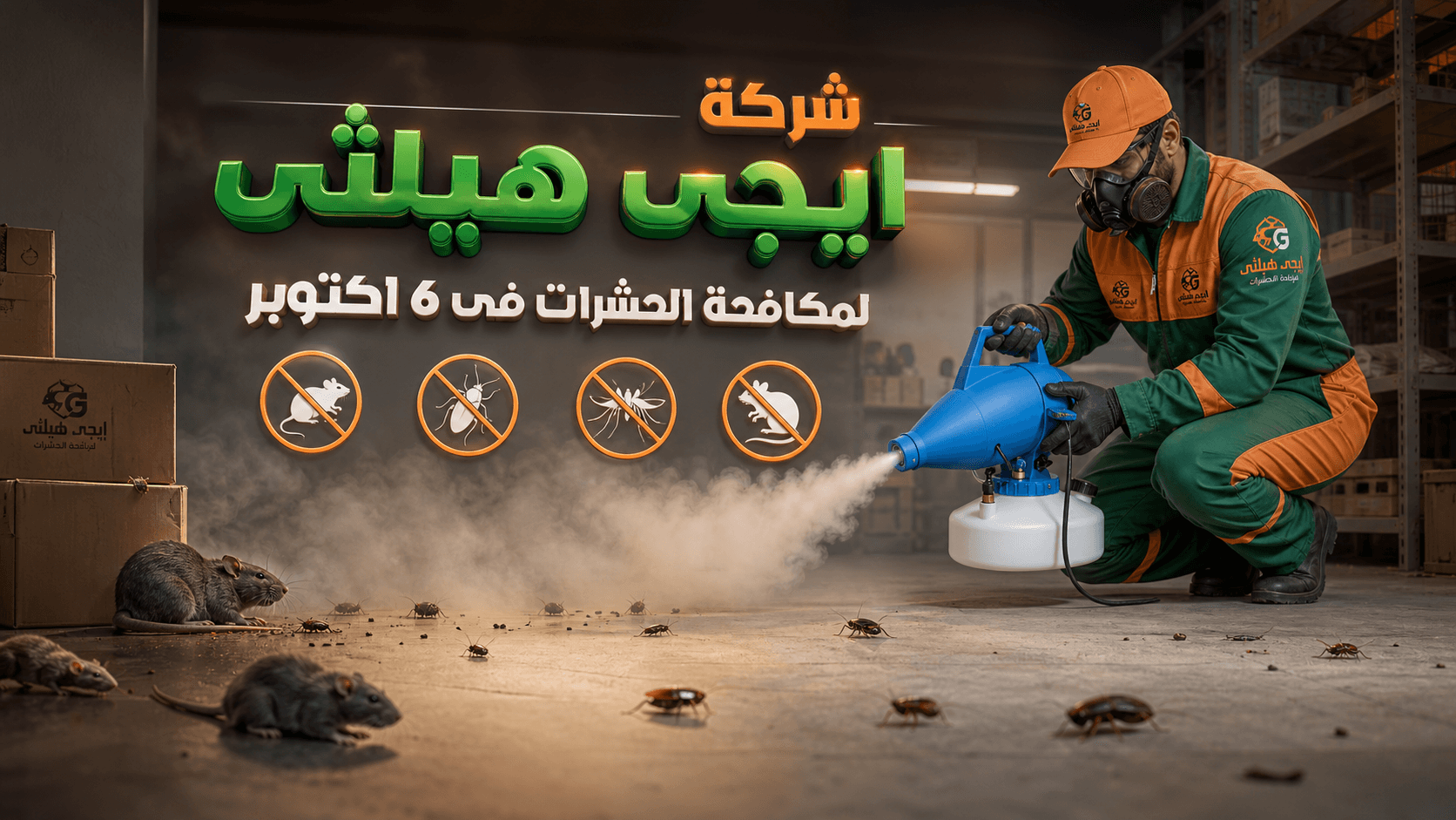 شركة مكافحة حشرات في 6 أكتوبر