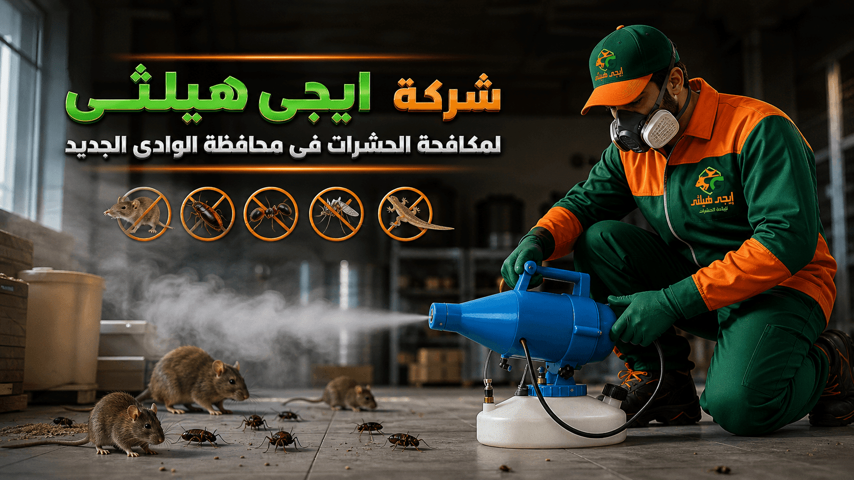شركة مكافحة حشرات في الوادي الجديد
