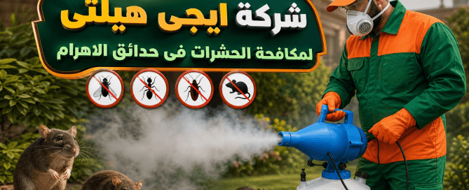 شركة مكافحة حشرات في حدائق الاهرام