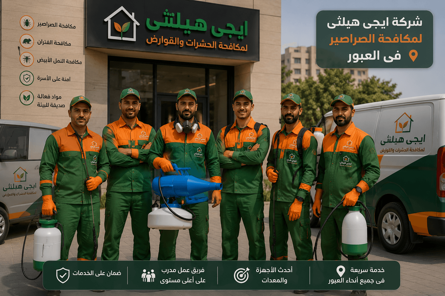 شركة مكافحة حشرات في العبور