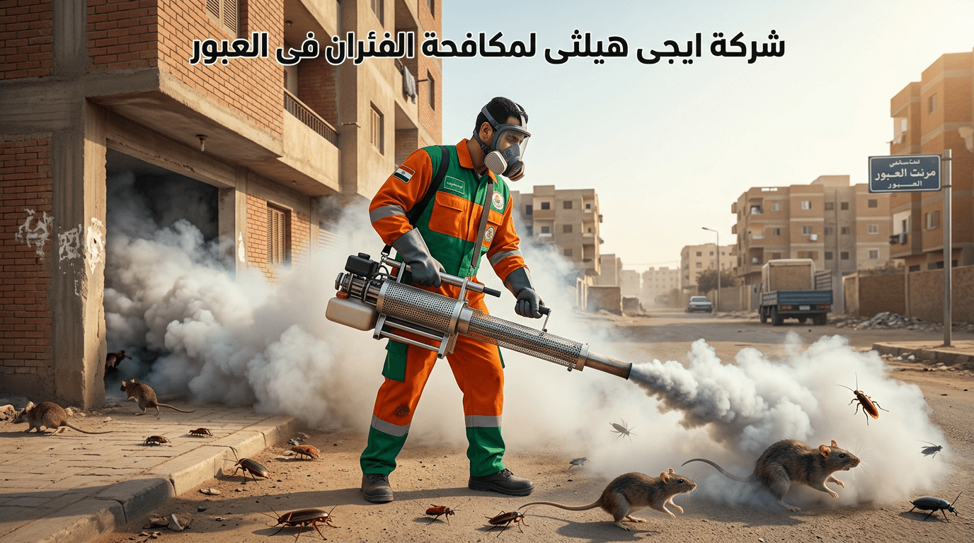 رش حشرات للشقق والمنازل في مدينة العبور