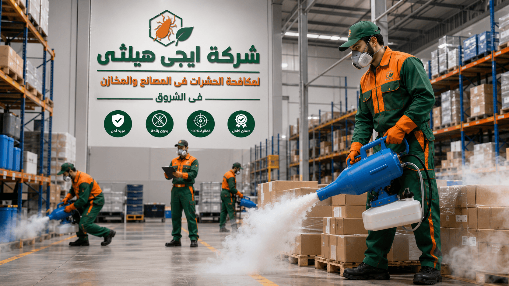 زيارة شركة مكافحة الحشرات