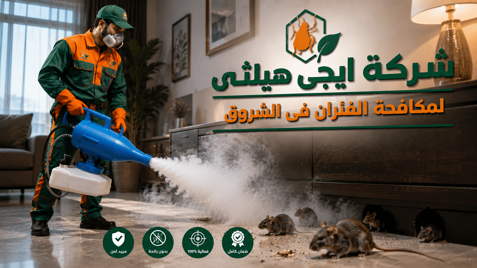 مكافحة الفئران في الشروق