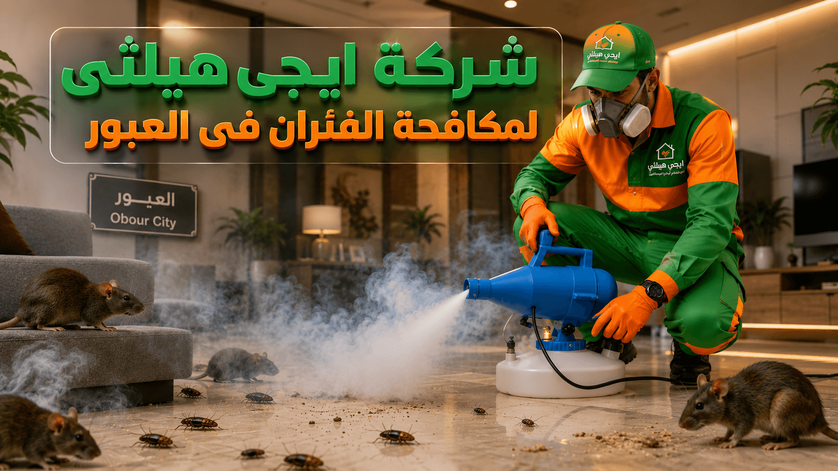 مكافحة الفئران في العبور