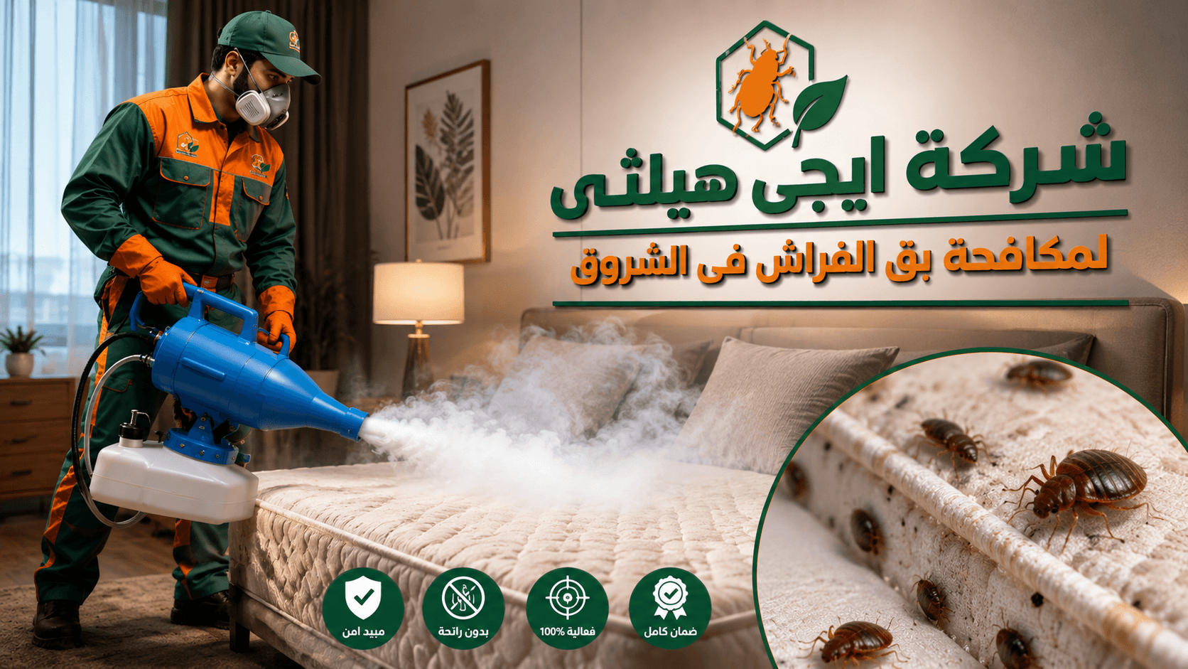مكافحة بق الفراش في الشروق