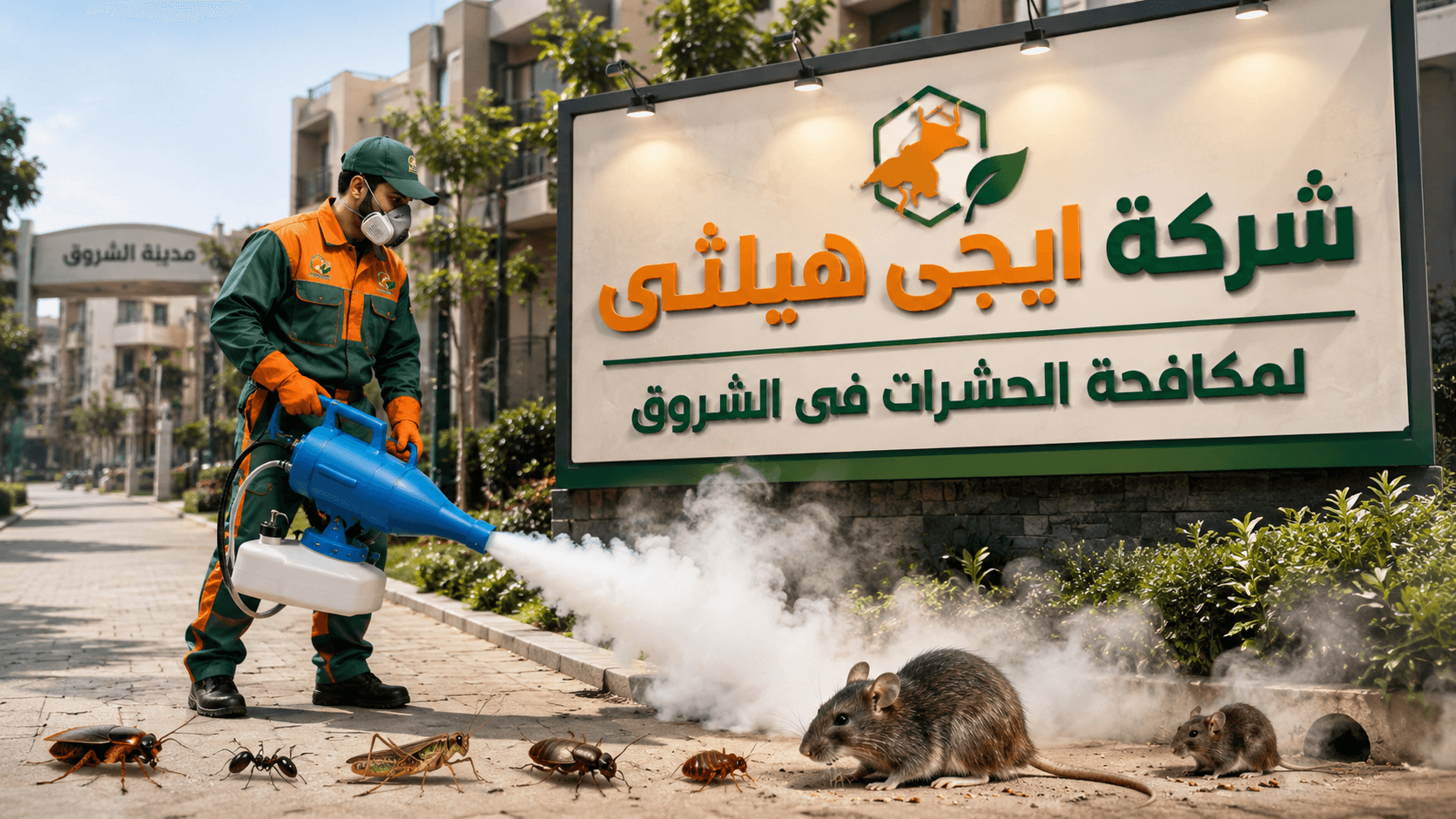شركة مكافحة حشرات في الشروق