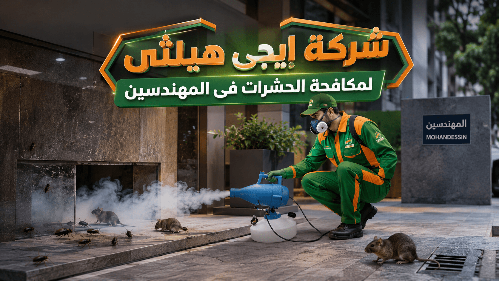 شركة مكافحة حشرات في المهندسين