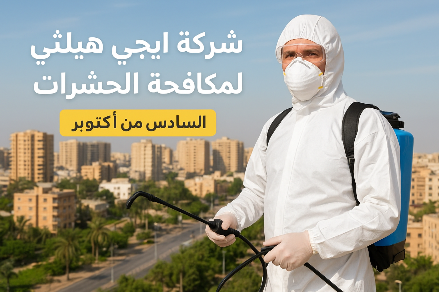 مكافحة الحشرات فى السادس من اكتوبر