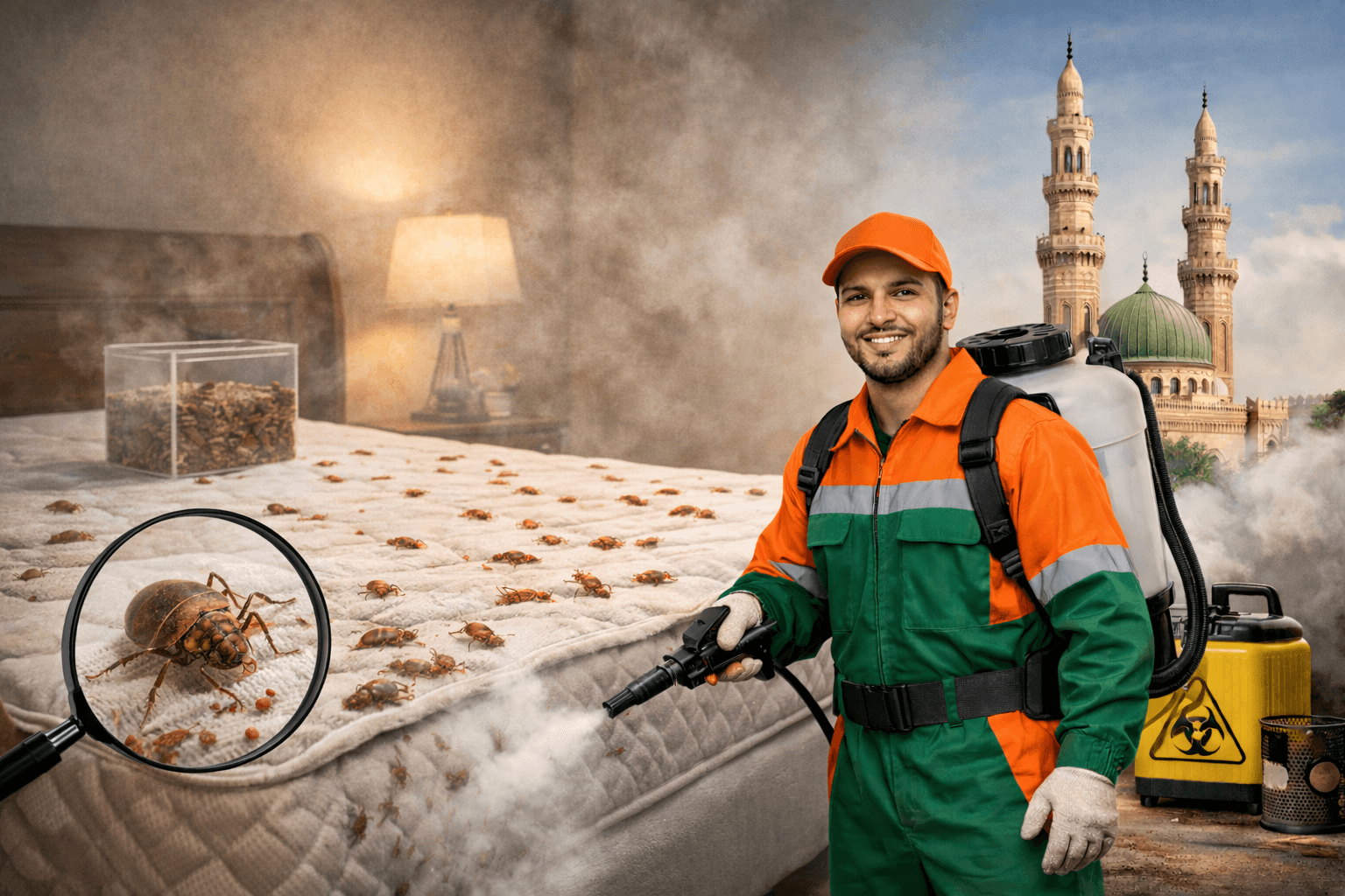 مكافحة بق الفراش فى الغربية