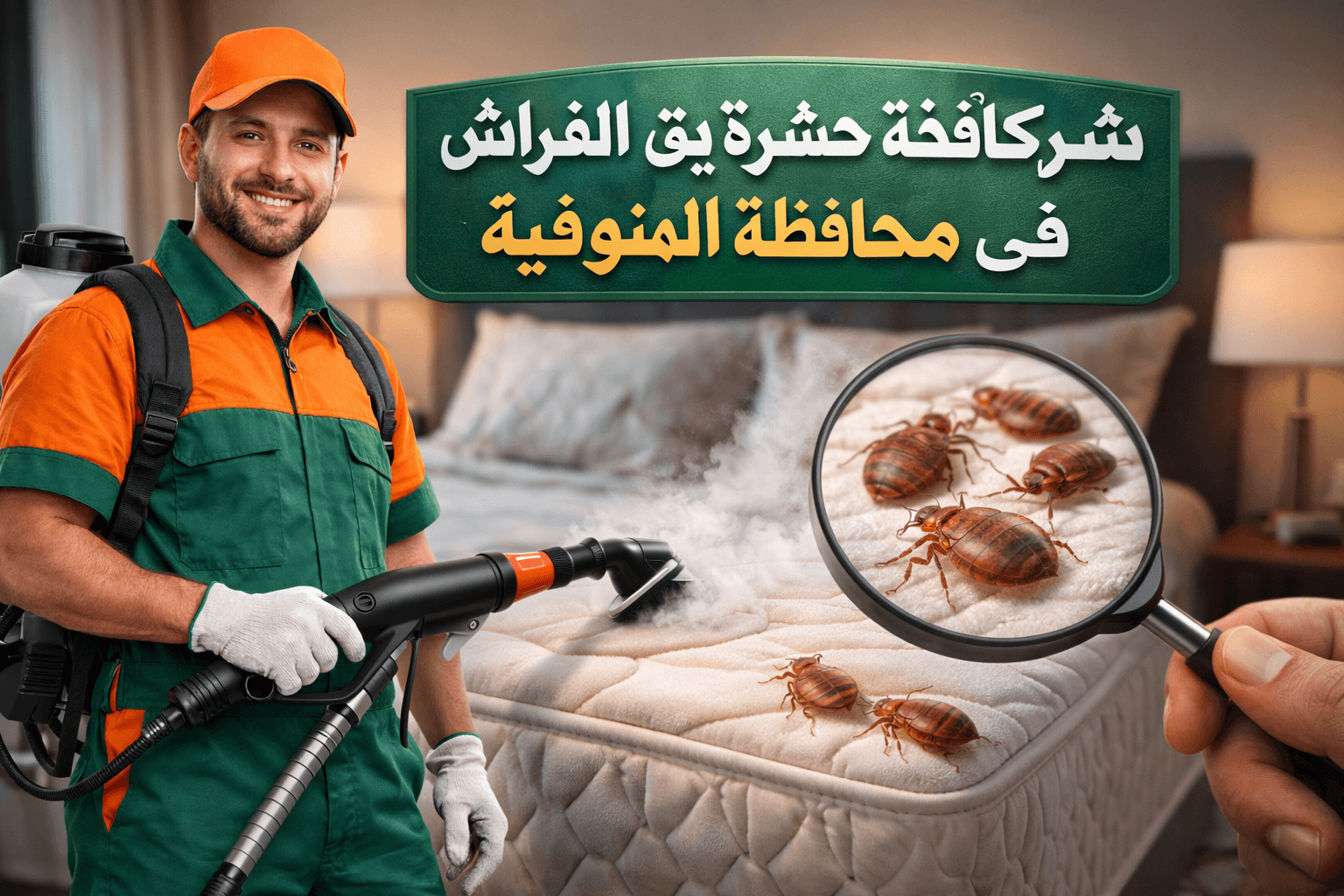 مكافحة بق الفراش في المنوفية