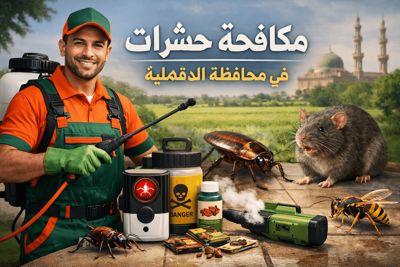 شركة مكافحة حشرات في الدقهلية