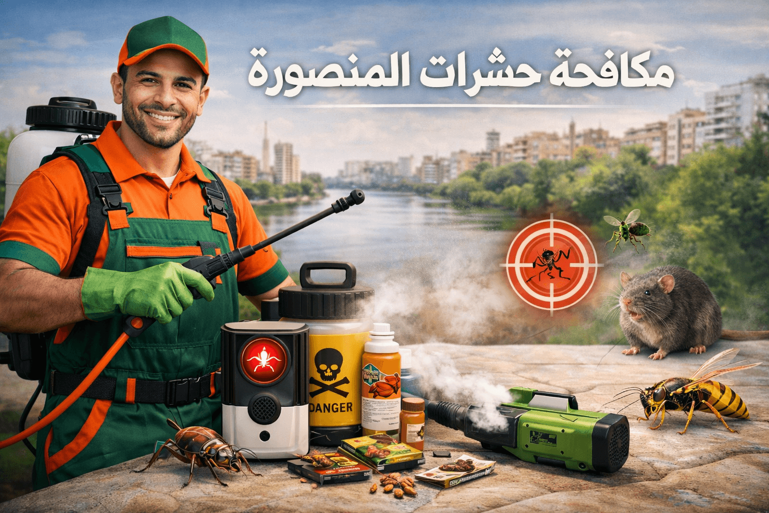 مكافحة حشرات المنصورة