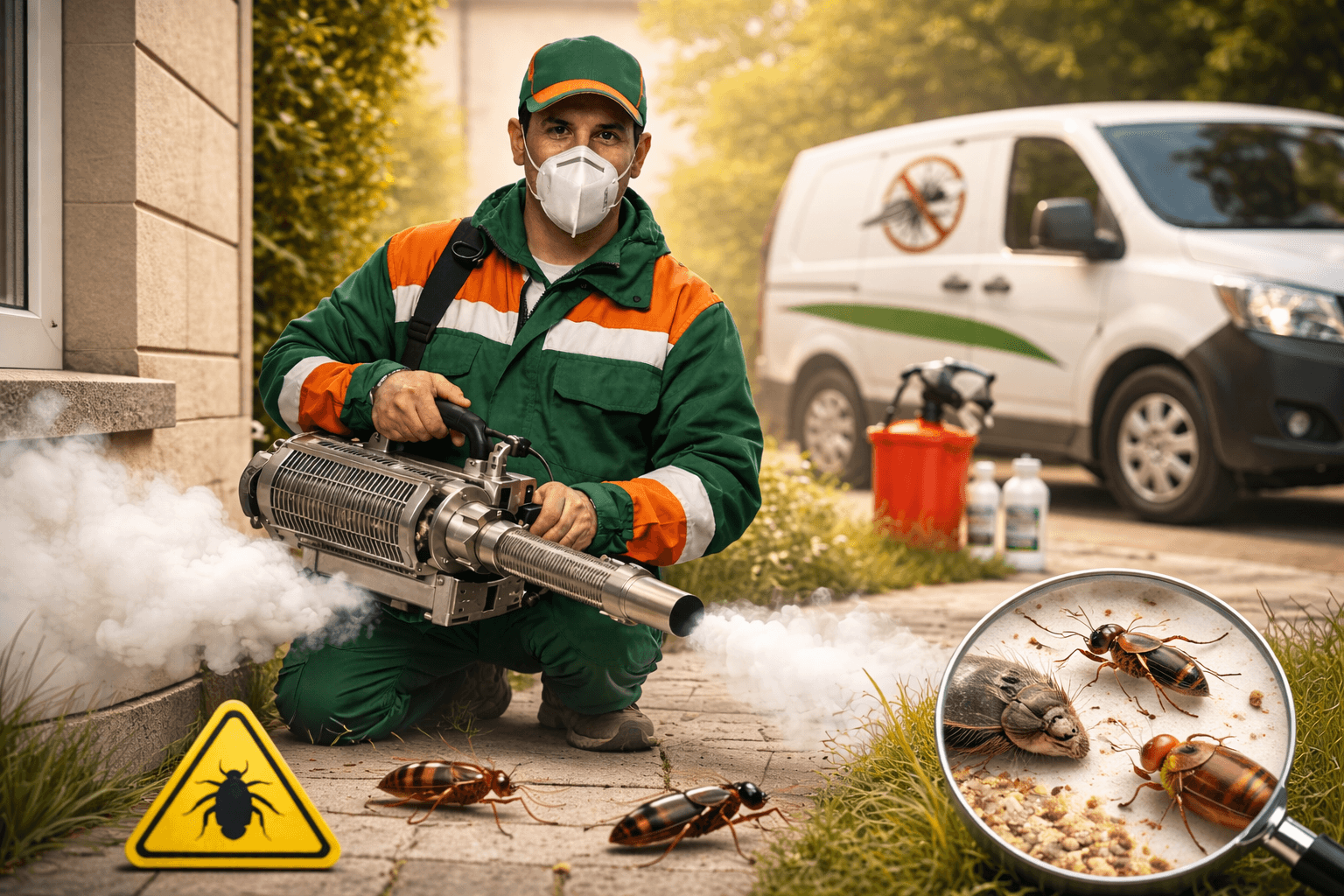 رش الحشرات في الفيوم