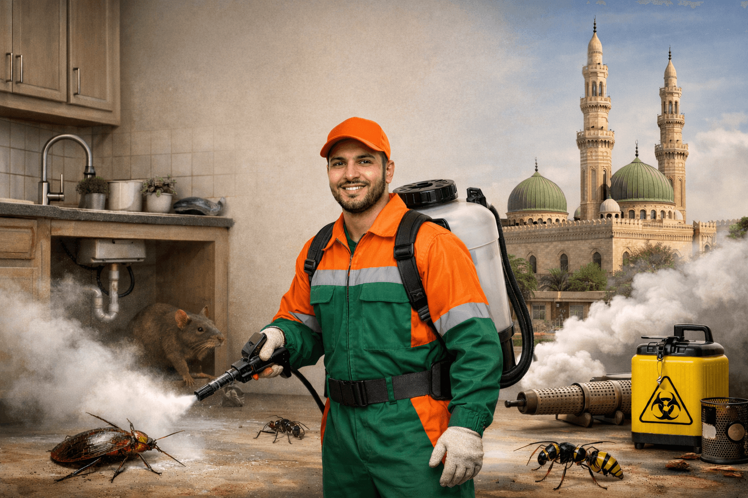 مكافحة الحشرات في محافظة الغربية