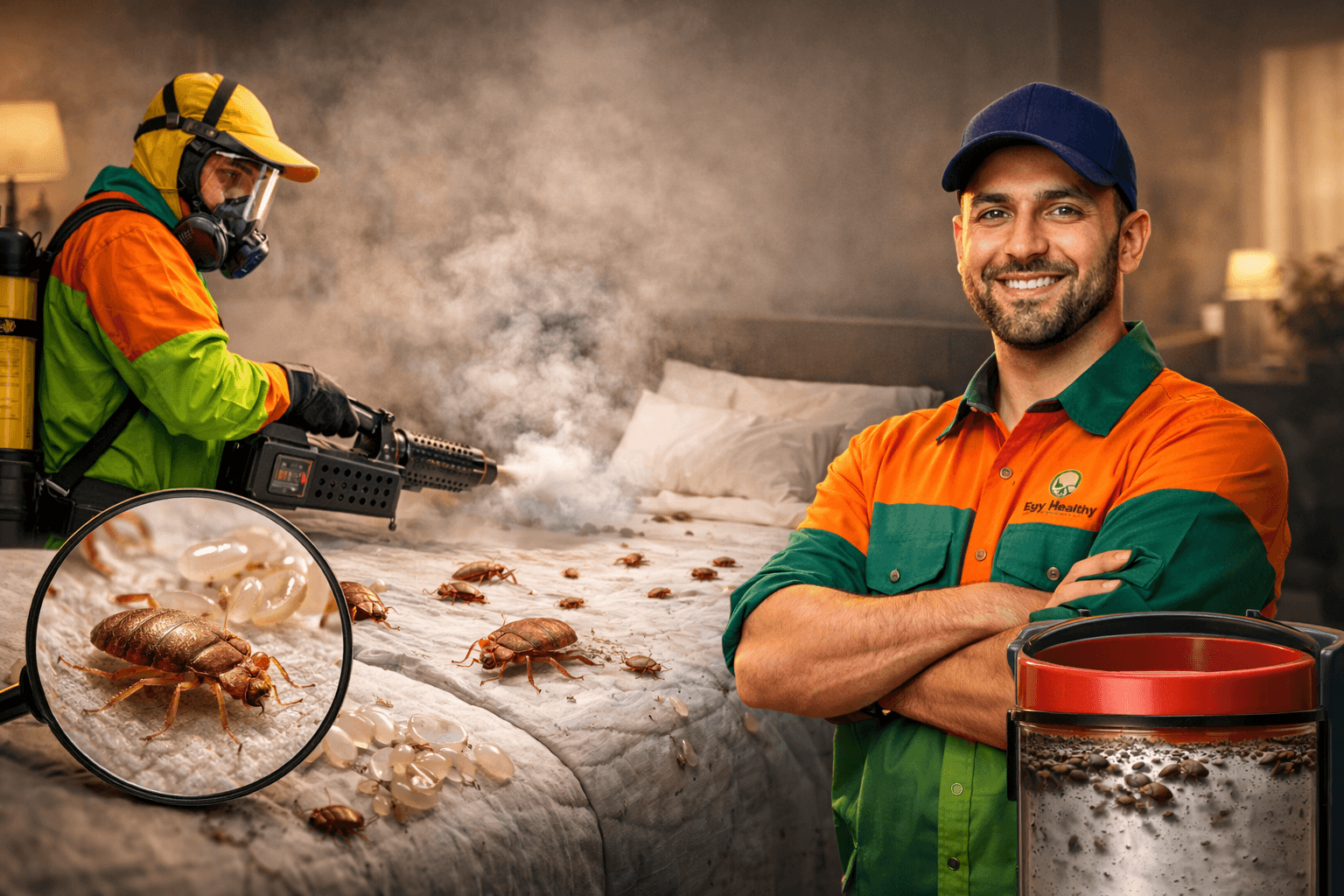 مكافحة بق الفراش فى بني سويف