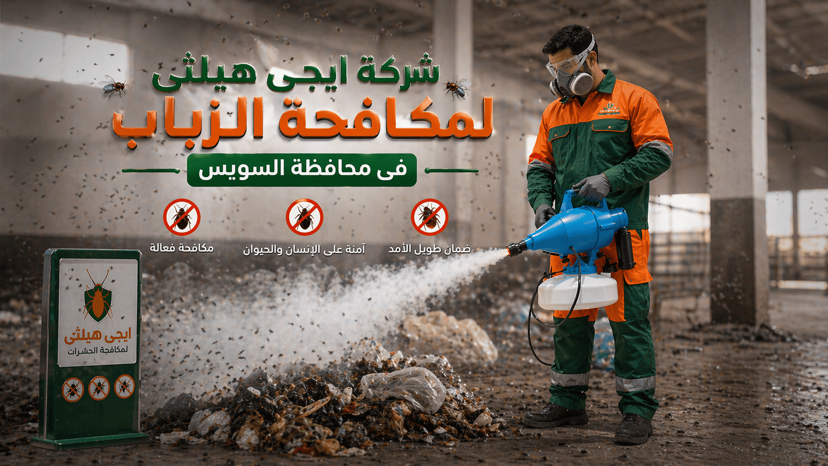 مكافحة الذباب في السويس