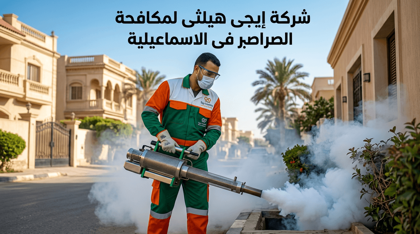 مكافحة الصراصير في الأسماعيلية