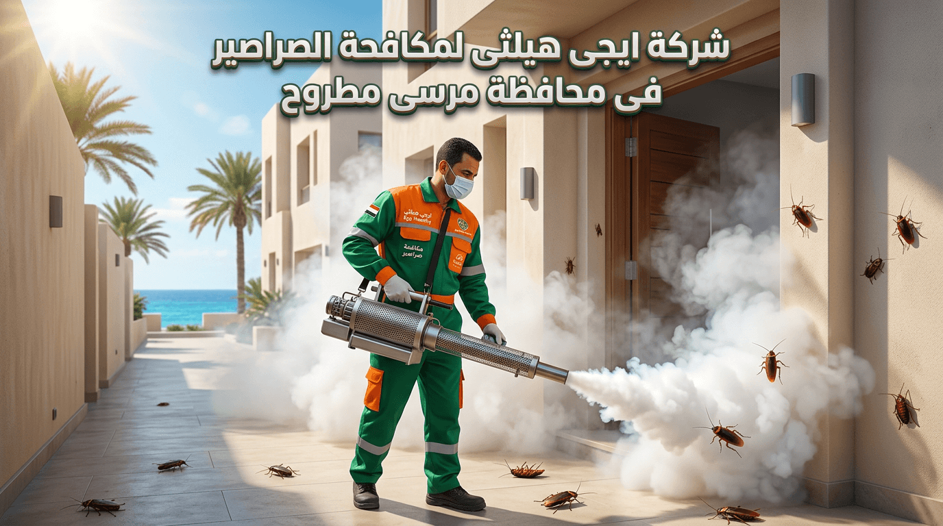 مكافحة الصراصير في مرسي مطروح