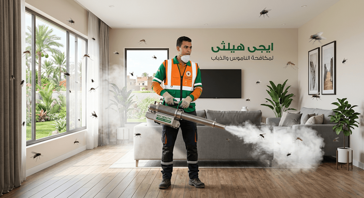 مكافحة الناموس والذباب فى الشرقية