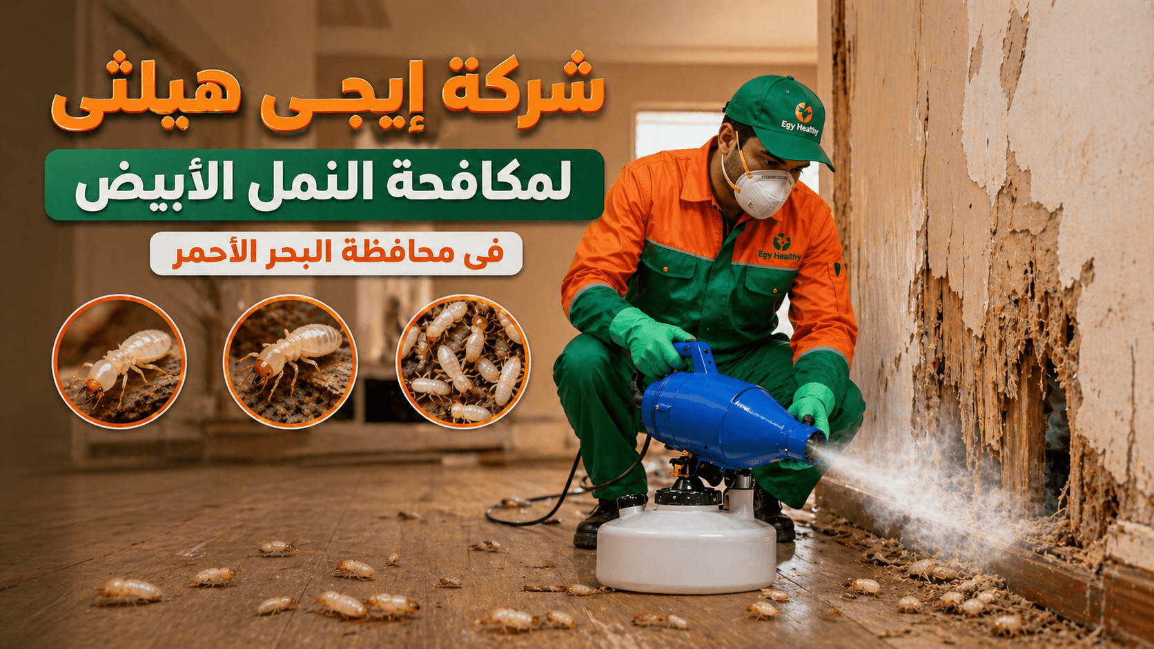 مكافحة النمل الأبيض  في البحر الأحمر