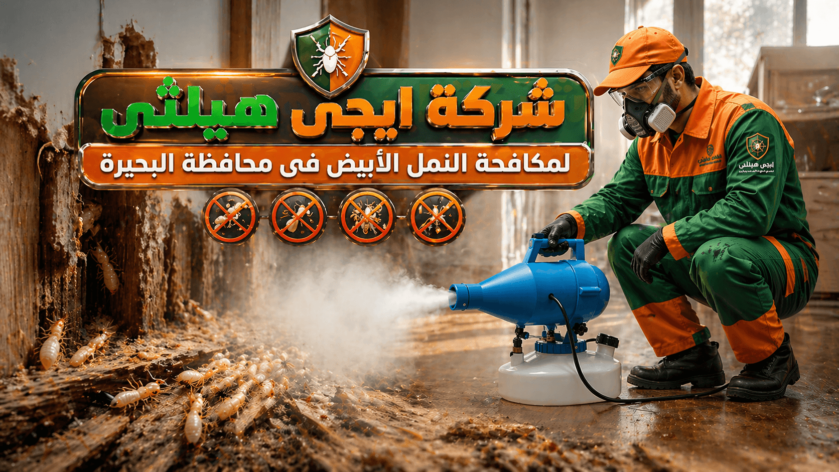 مكافحة النمل الأبيض في البحيرة