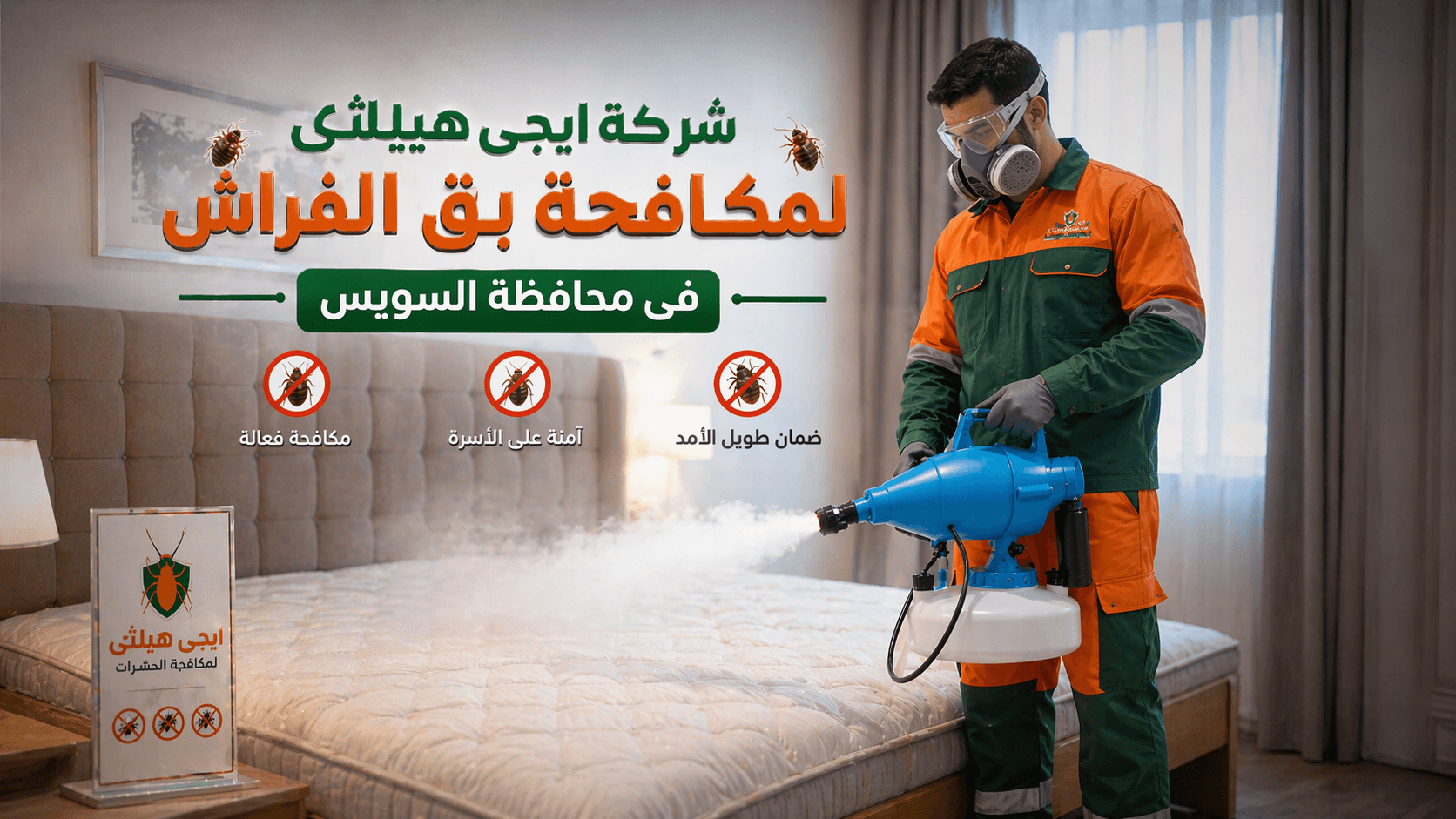 مكافحة بق الفراش في السويس