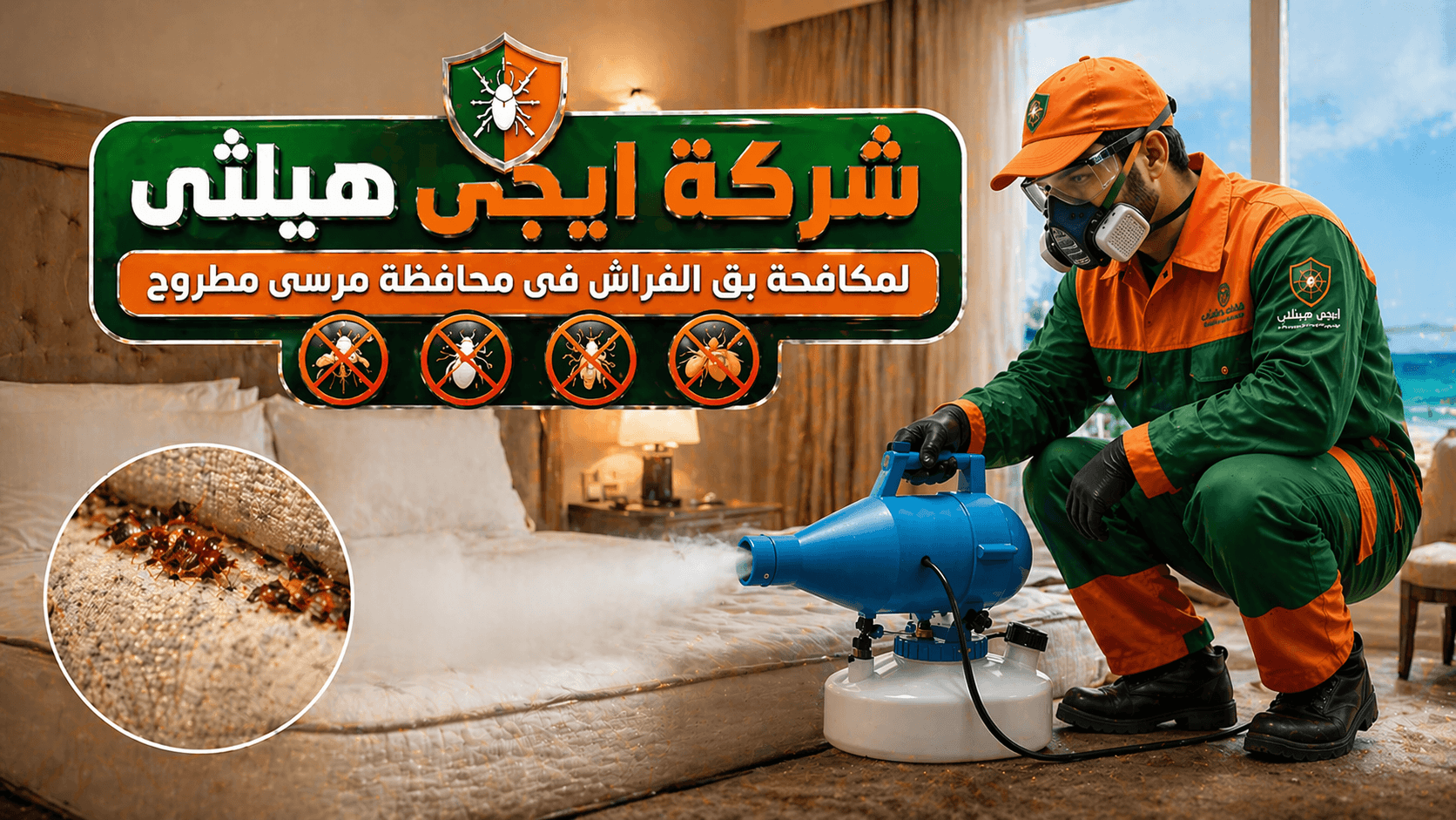 مكافحة بق الفراش في مرسي مطروح