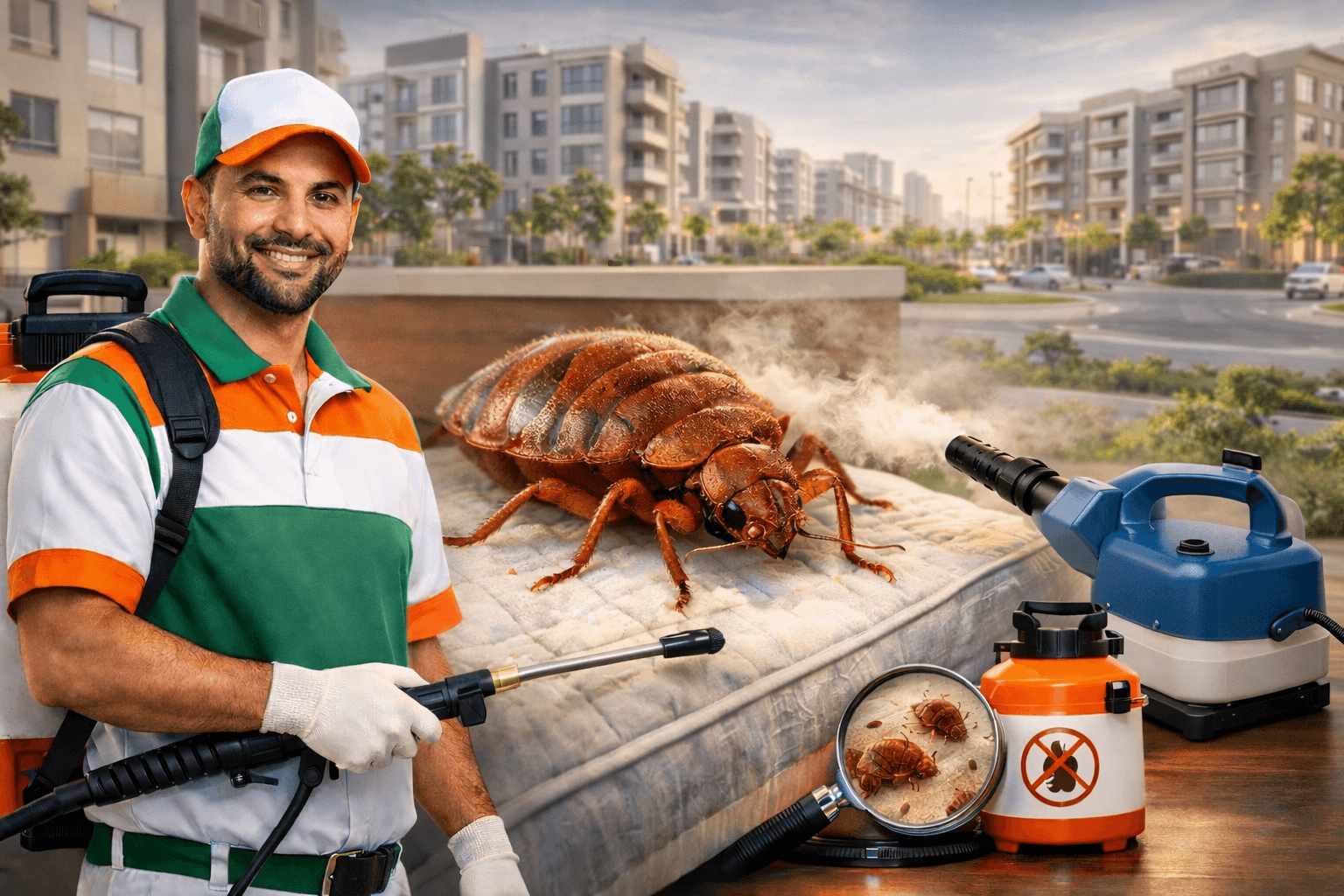 مكافحة بق الفراش في التجمع الخامس