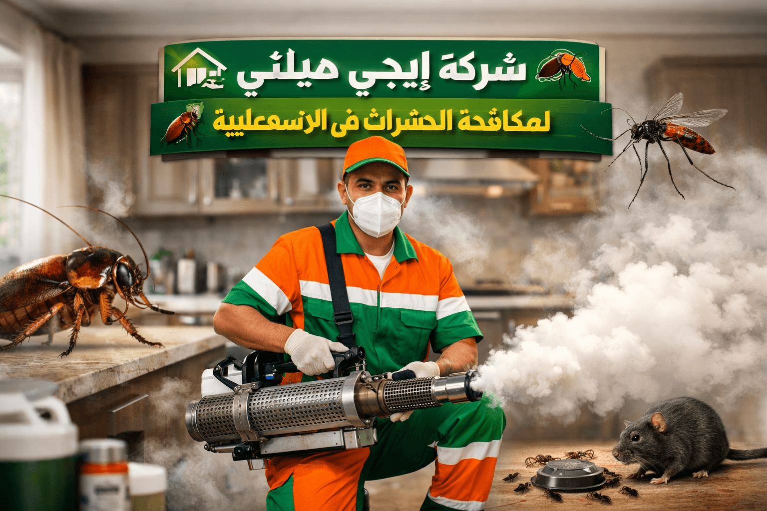 شركة مكافحة حشرات فى الإسماعيلية