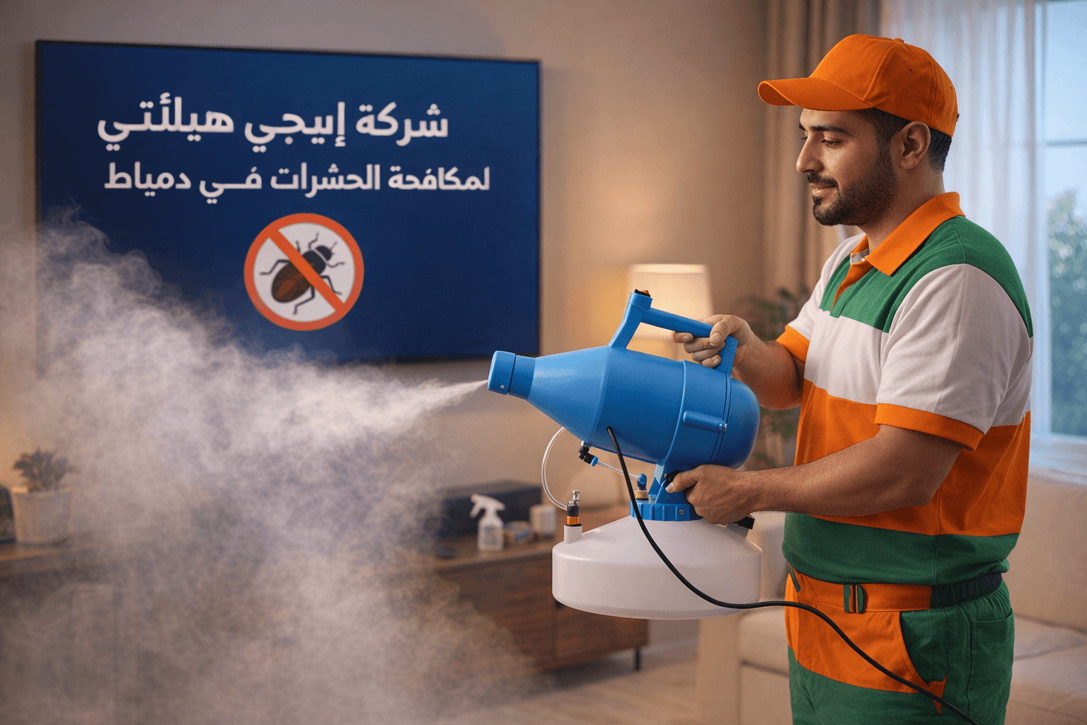 شركة مكافحة حشرات في دمياط