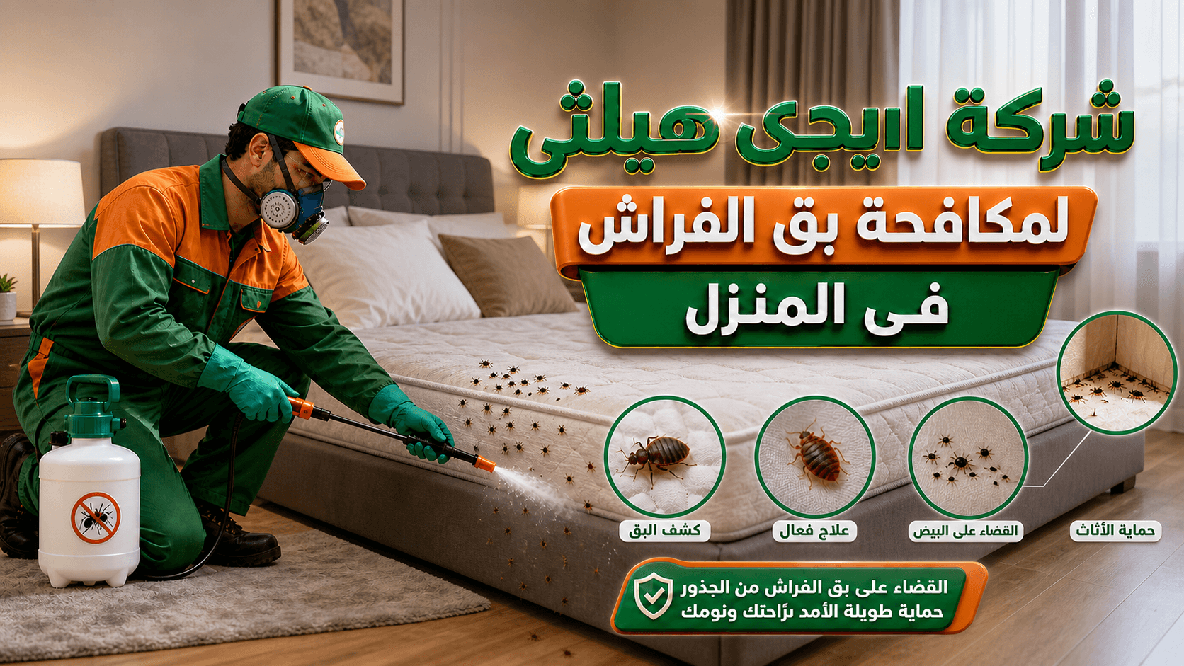 مكافحة البق في حدائق اكتوبر