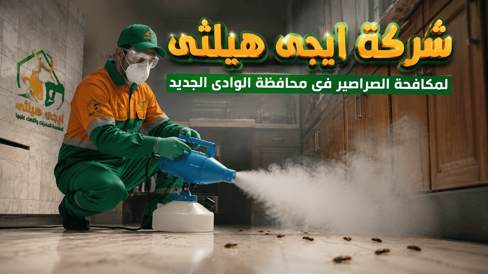مكافحة الصراصير في الوادي الجديد