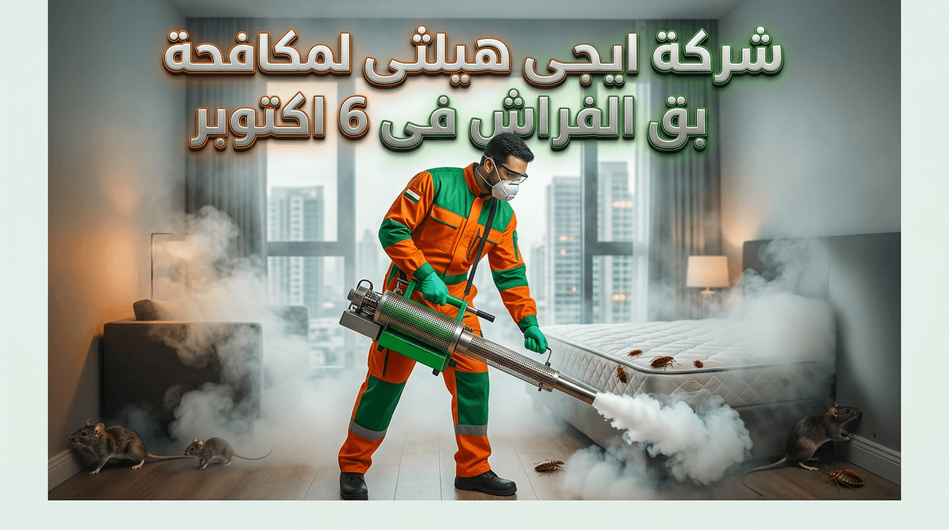 مكافحة بق الفراش في 6 أكتوبر