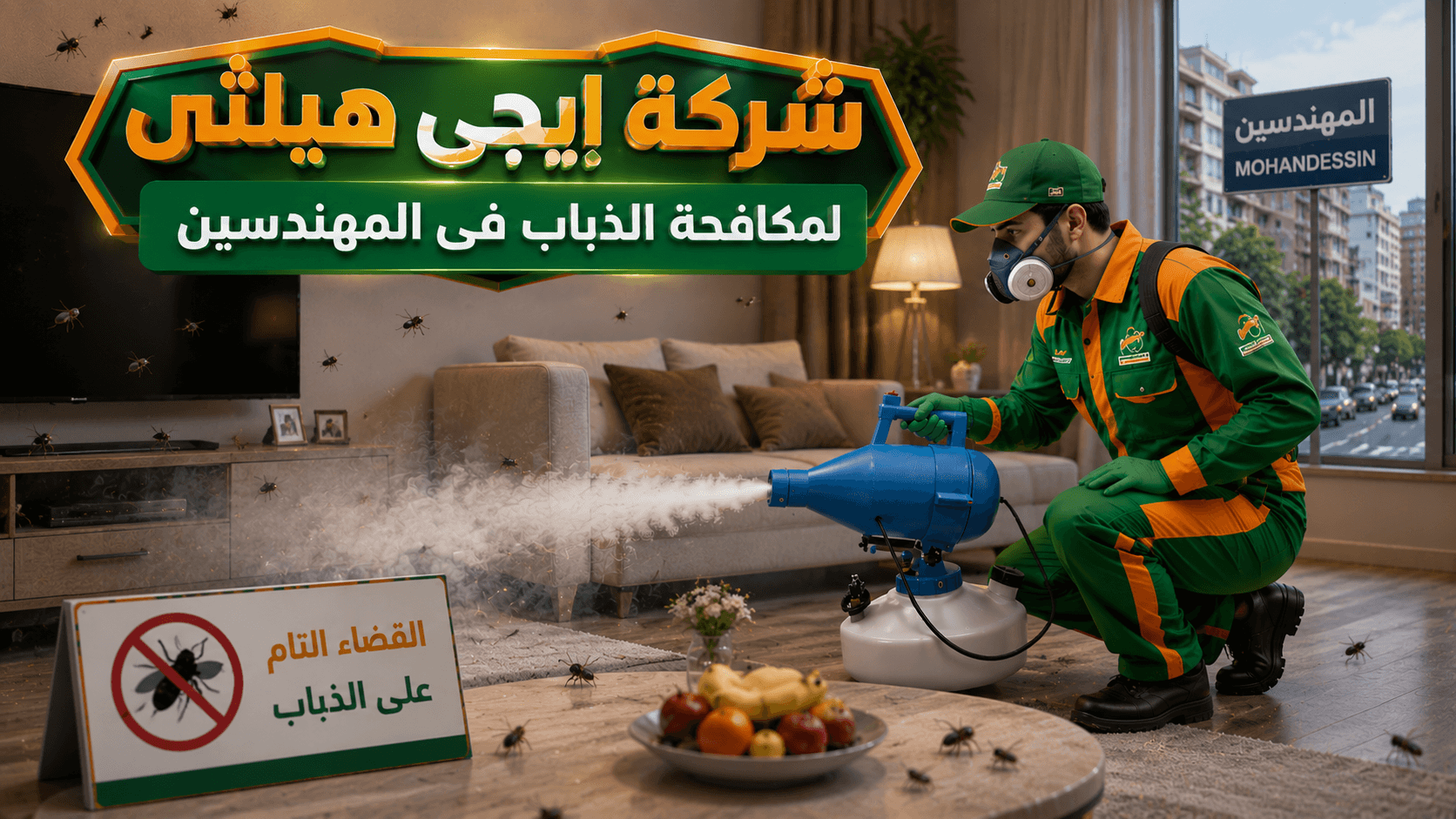 مكافحة الذباب في المهندسين