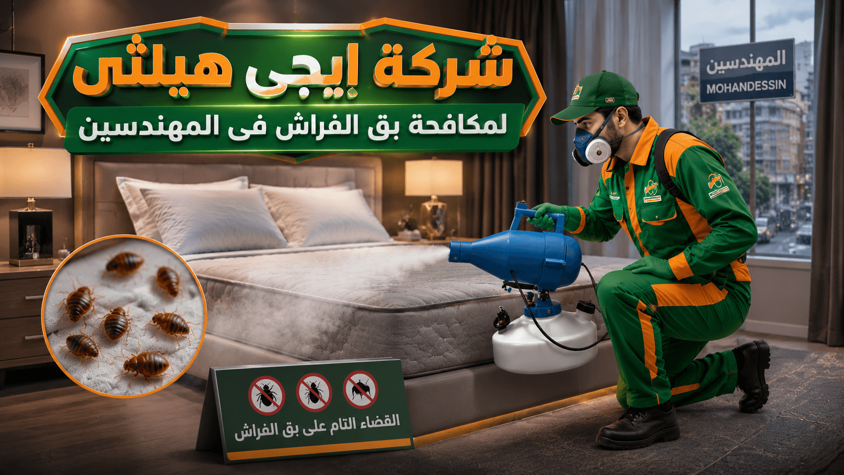 مكافحة بق الفراش في المهندسين